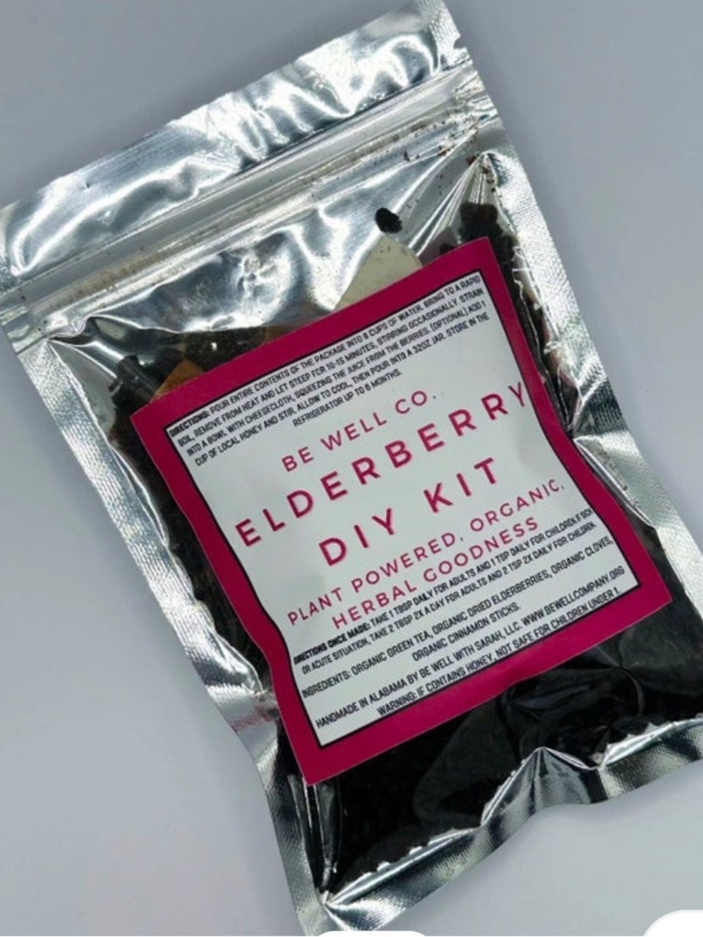 Elderberry DIY Kit - Pink & Silver Packaging